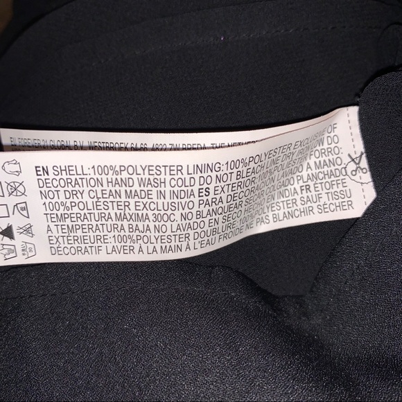 Forever 21 Black Sequin Mesh Skater Dress Sz S - Picture 8 of 10